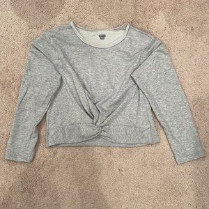 Aerie Copped Knotted Sweatshirt